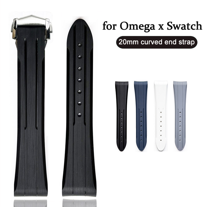Omega Watch Seamaster - Cinturino in caucciù da 20 mm