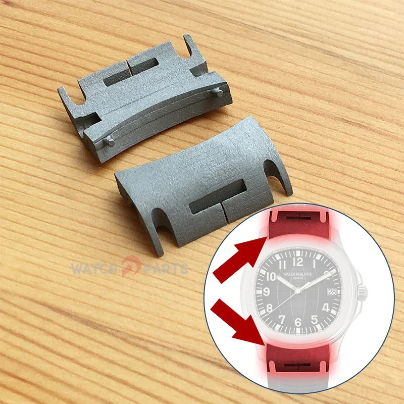 Patek Philippe Watch Aquanaut - Cinturino con inserti metallici all'interno per