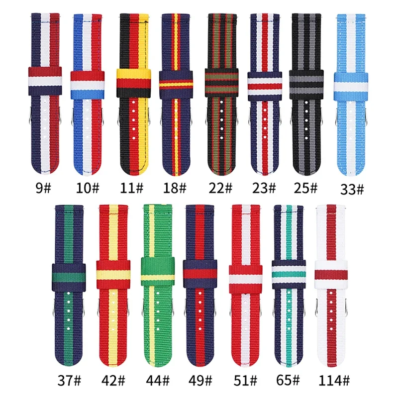 Canvas Strap Watch - Cinturino in nylon intrecciato da 20mm