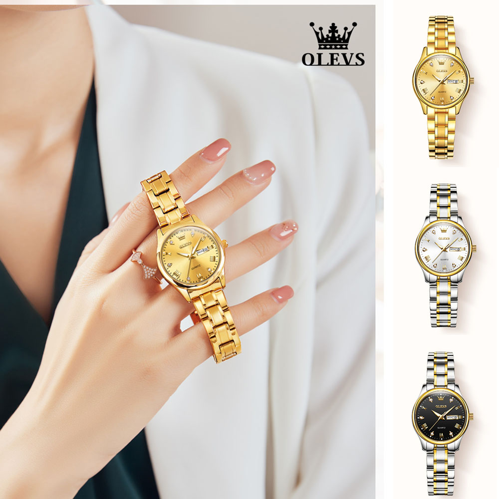 OLEVS 5563 New Fashion Women o - Stainless Bracelet Diver recensione e prezzo