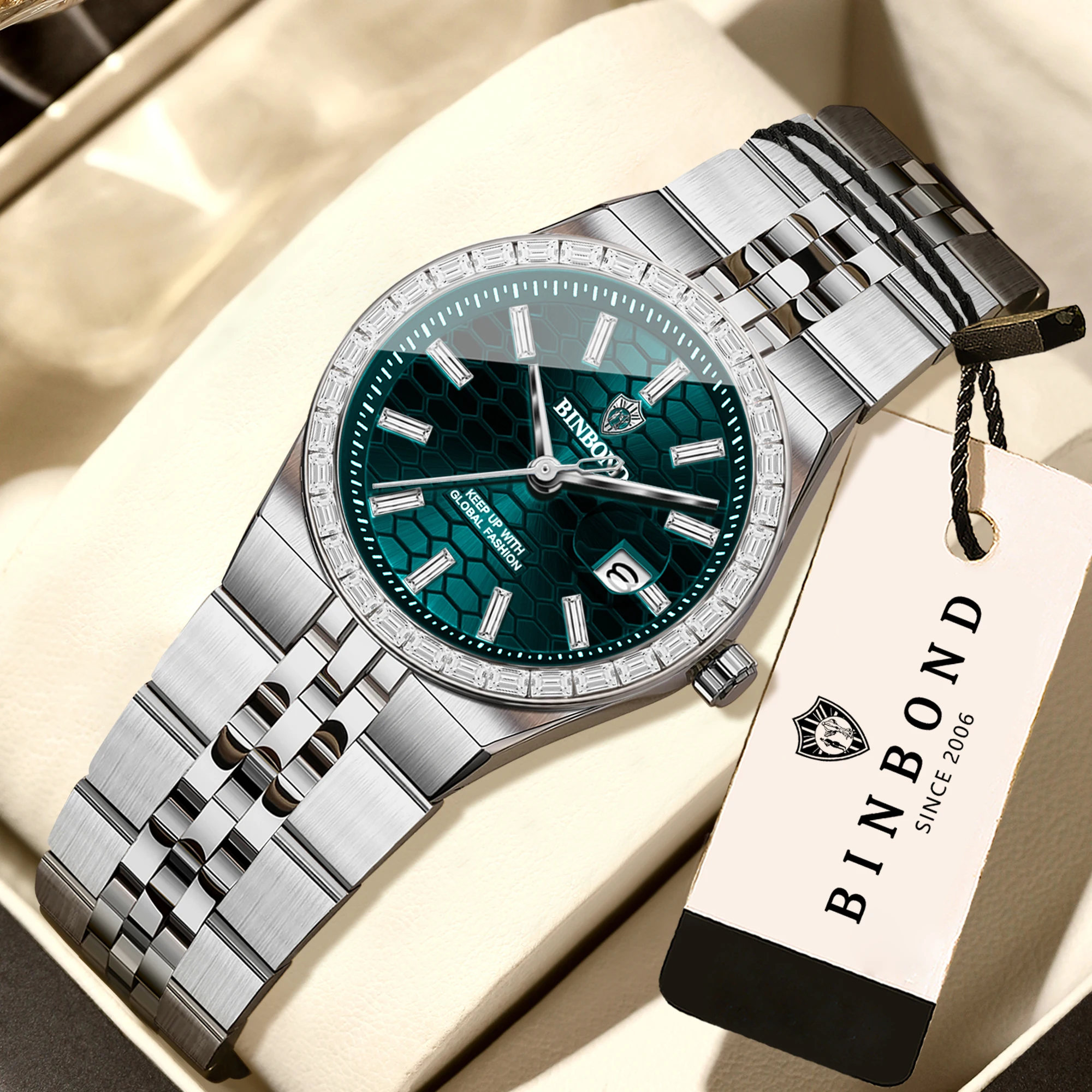 BINBOND Nuovo 7272 Orologio da - Stainless Bracelet Diver recensione e prezzo
