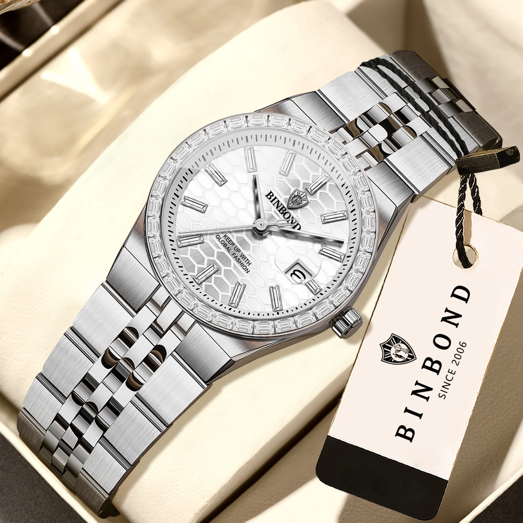 BINBOND Nuovo 7272 Orologio da - Stainless Bracelet Diver recensione e prezzo