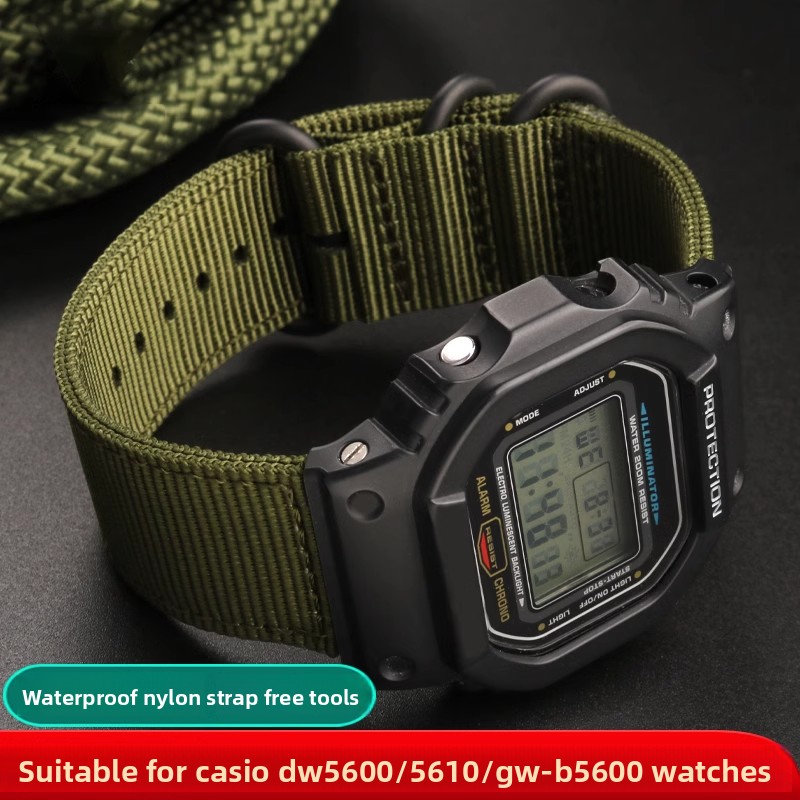 Cinturino per orologio in nylo - Casio Watch G-Shock Dw-5600 recensione e prezzo